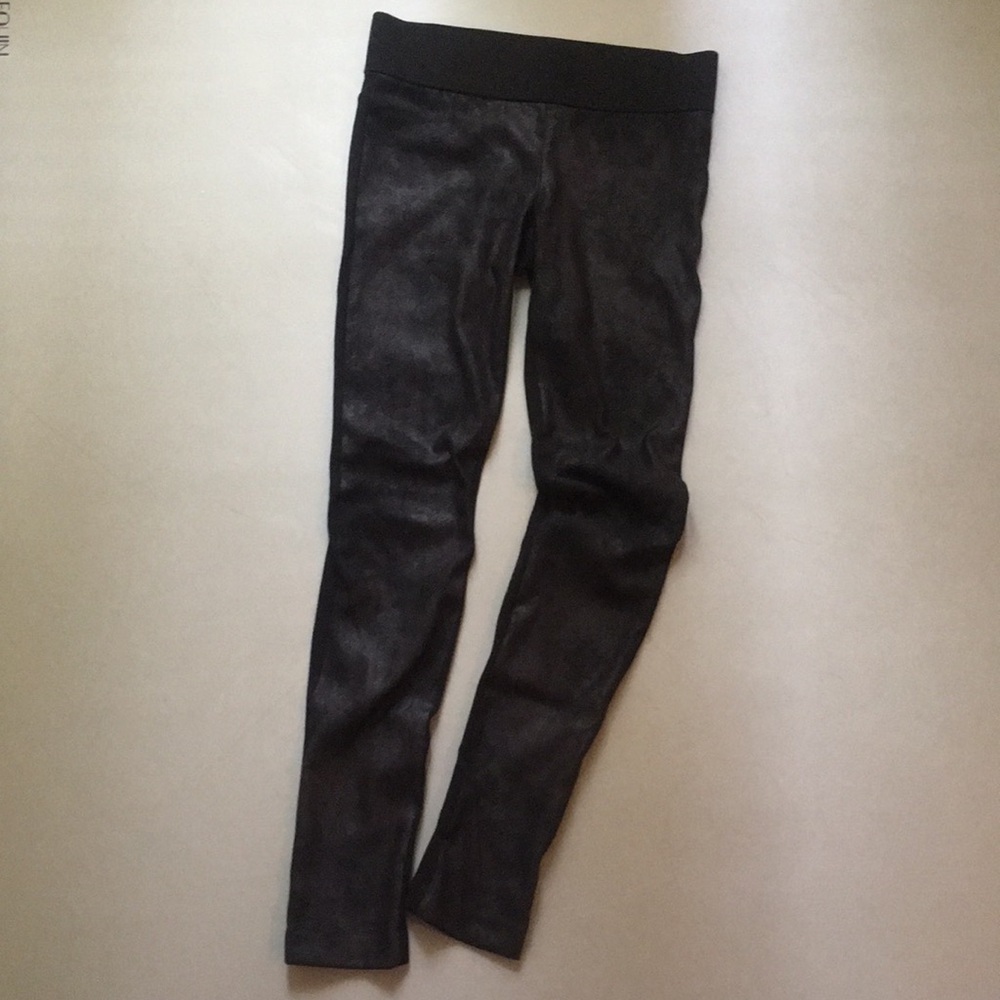 {Club Monaco} Faux Leather Black Trouser Pants Sz.4